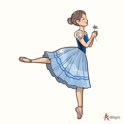 Camiseta de ballet Antonella com ponta - Estampas diversas - Giselle, Esmeralda, Kitri, Jazz... - Image 3