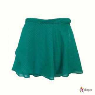 saia ballet musseline verde claro