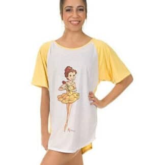 Blusa Ballet Encantada Da Beleza - Blusa Bailarina