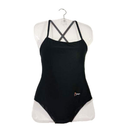 Collant ballet preto em tiras - Image 2
