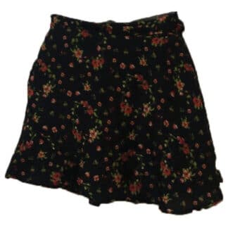 Saia Ballet Musseline Estampa Flor Da Fortuna