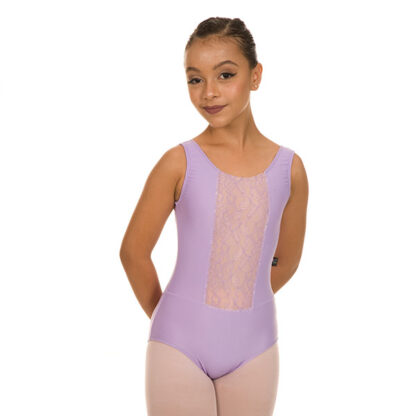 Collant Ballet Manga Curta Renda Detalhe Costas - Image 6