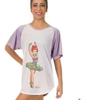 Blusa Ballet Encantada Do Mar - Blusa Bailarina