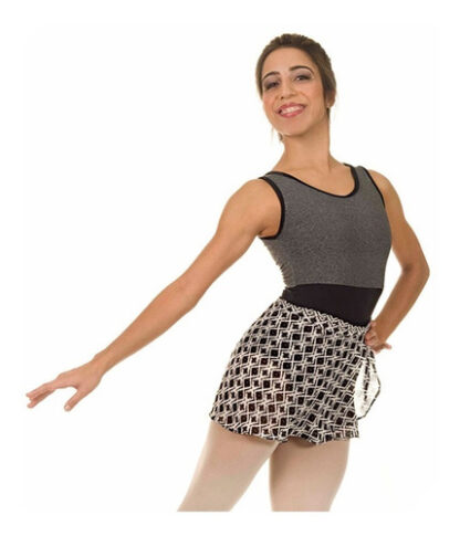 Saia Ballet Musseline  Estampa Losango